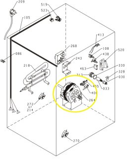 Antriebselektromotor 230V, 150w