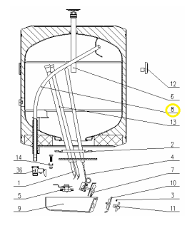 Ablaufrohr 1285mm