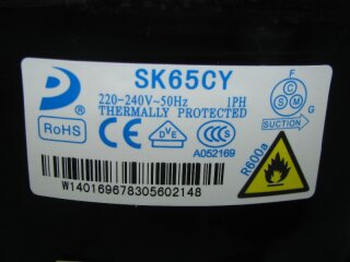 Kompressor Sk65cy 220-240V/50hz