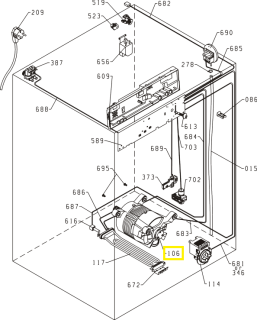 Antriebselektromotor 230V, 450w