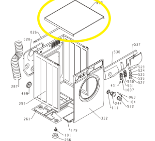 Arbeitsplatte Ps/Sp 550 Ng8