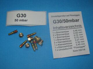 Düsensatz G30/50 4p+gp Mor