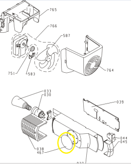 Abdeckung für Thermostatgehäuse Bk764