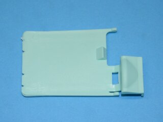 Baffle for detergent dispense